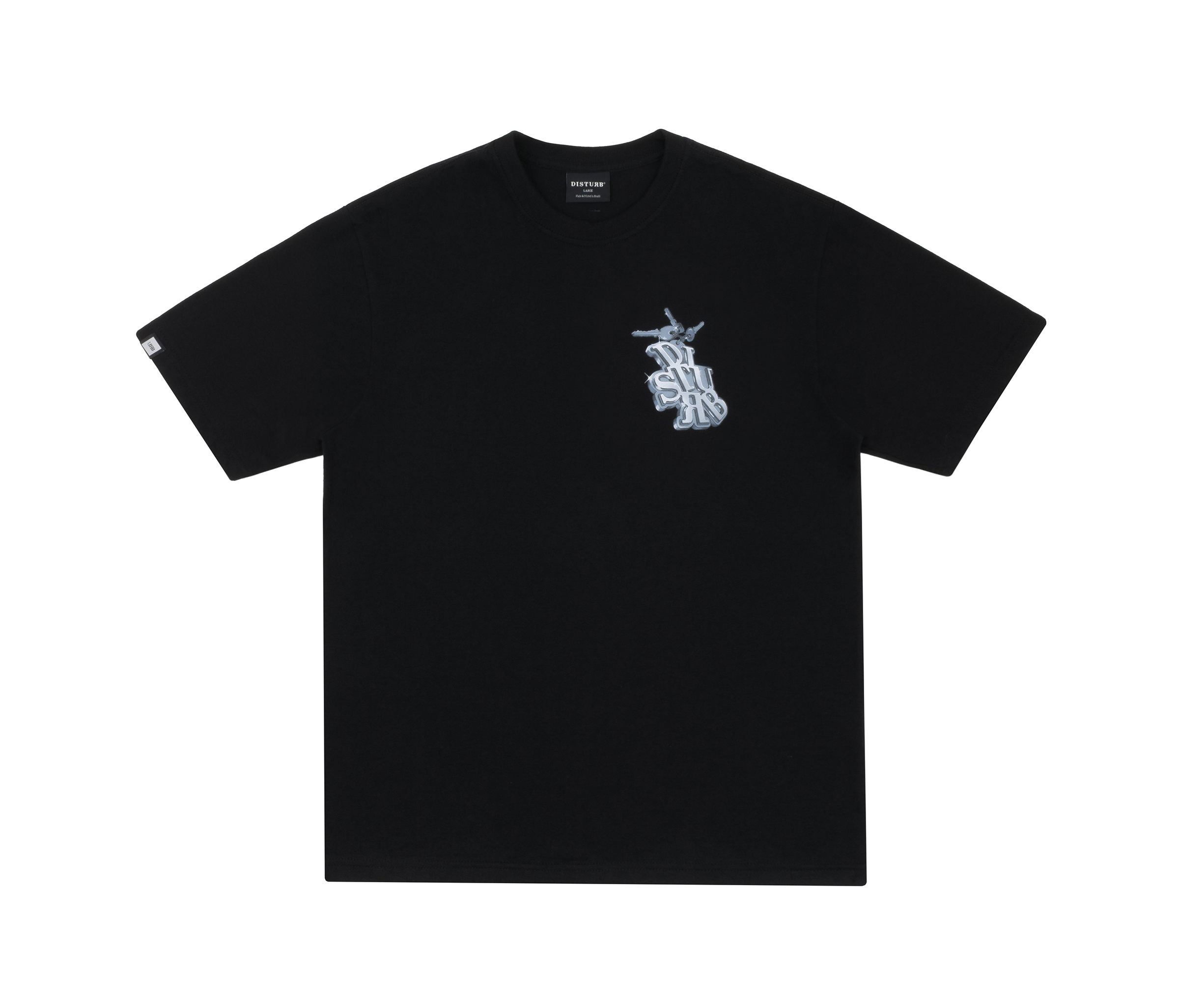 DISTURB - Camiseta Street Keys in Black